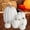 White, variant on Foam Pumpkins,Outdoor Pumpkins for Porch,Pumpkins for Decorating,Halloween Decorative Pumpkin Model - Realistic Looking Simulation Ornament Good For Party(White 7pcs/Set 8"-3")