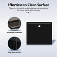 thumbnail image 3 of vidaXL Shower Base Pan with Center Drain Shower Tray Bath Pan ABS Rectangular, 3 of 7