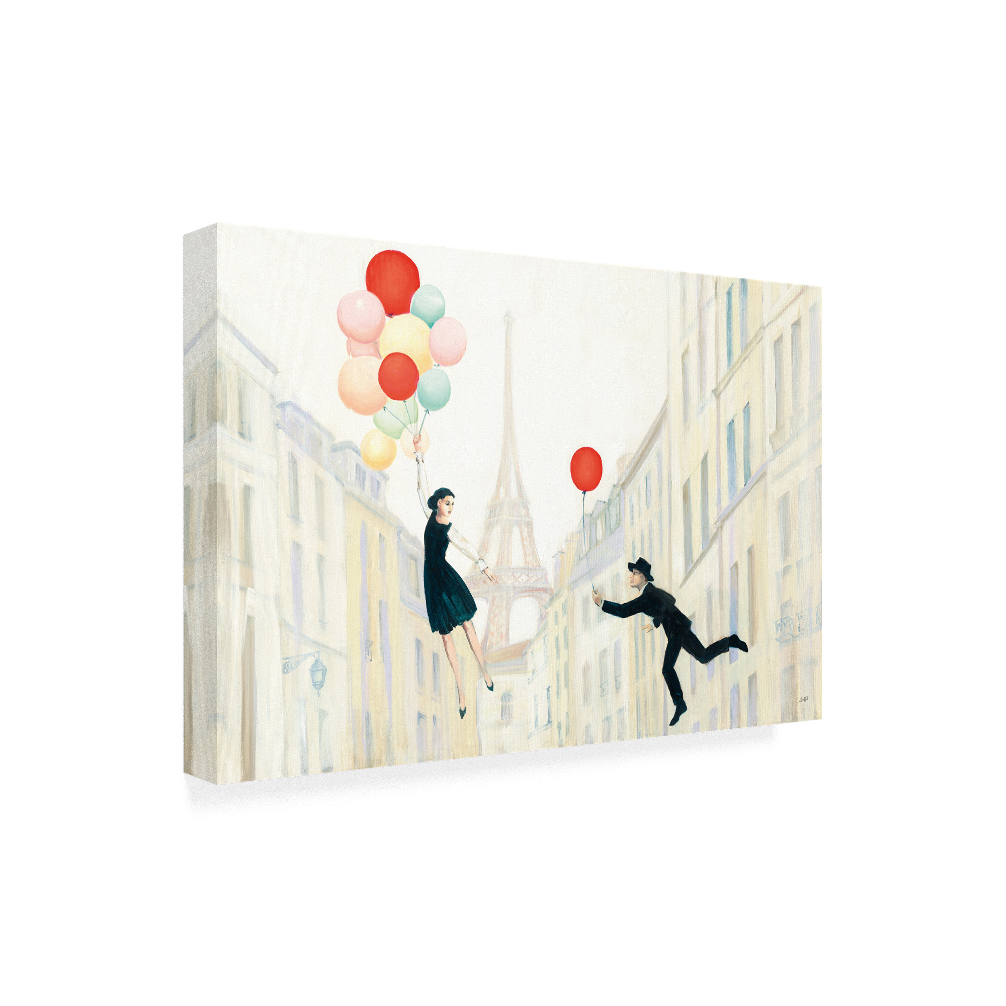 Trademark Fine Art 'Aloft In Paris I' Canvas Art by Julia Purinton