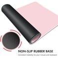 thumbnail image 5 of Gaming Mouse Pad XXL XL Large Mouse Pad Mat Long Extended Mousepad Desk Pad Non-Slip Rubber Mice Pads Stitched Edges Thin Pad (Pink-35.4 * 15.7), 5 of 6