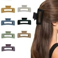thumbnail image 2 of Hair Claws Non-Slip Stable Oblong Shape Strong Claws Crossing Teeth Hair Barrett Lady Stuff, 2 of 8