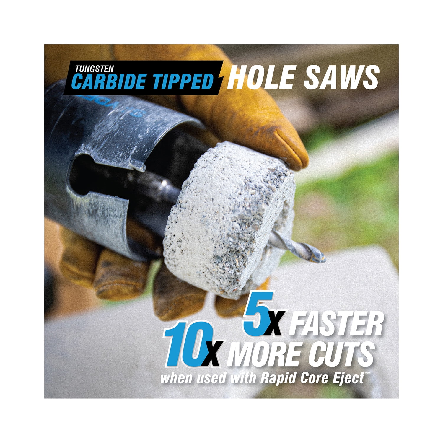 Spyder Rapid Core Eject™ 4-3/4-Inch Tungsten Carbide Tipped (TCT) Non-Arbored Hole Saw 600047CF