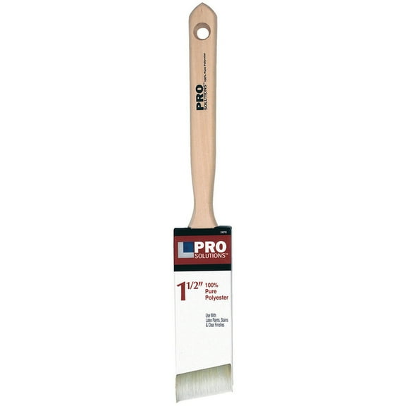 240-Pack of 1-1/2” Pro Solutions 24215 Polyester Paint Brush Angle Sash, Standard Handle