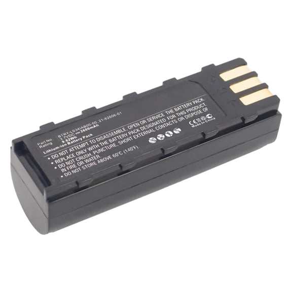 Batteries N Accessories BNA-WB-L1258 Barcode Scanner Battery - Li-Ion, 3.7V, 2600 mAh, Ultra High Capacity Battery - Replacement for Motorola 21-62606-01 Battery