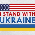 thumbnail image 3 of CafePress - I Stand With Ukraine Long Sleeve T Shirt - Unisex Cotton Long Sleeve T-Shirt, 3 of 4