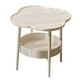 thumbnail image 4 of Mesa auxiliar perfecl de 2 niveles organizador simple mesita de noche mesa de centro para apartamento sofá oficina cama espacio pequeño, 4 of 7