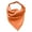 002_Orange, variant on Hair Scarf for Women Floral Bandanas Head Kerchief Bandana Print Triangle With Ties Head Scarf Yellow