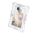 thumbnail image 1 of Modern Plastic Desktop Photo Frame with Back Stand, Holds 10x15cm Pictures for Office Study Bedroom Decor, 1 of 8