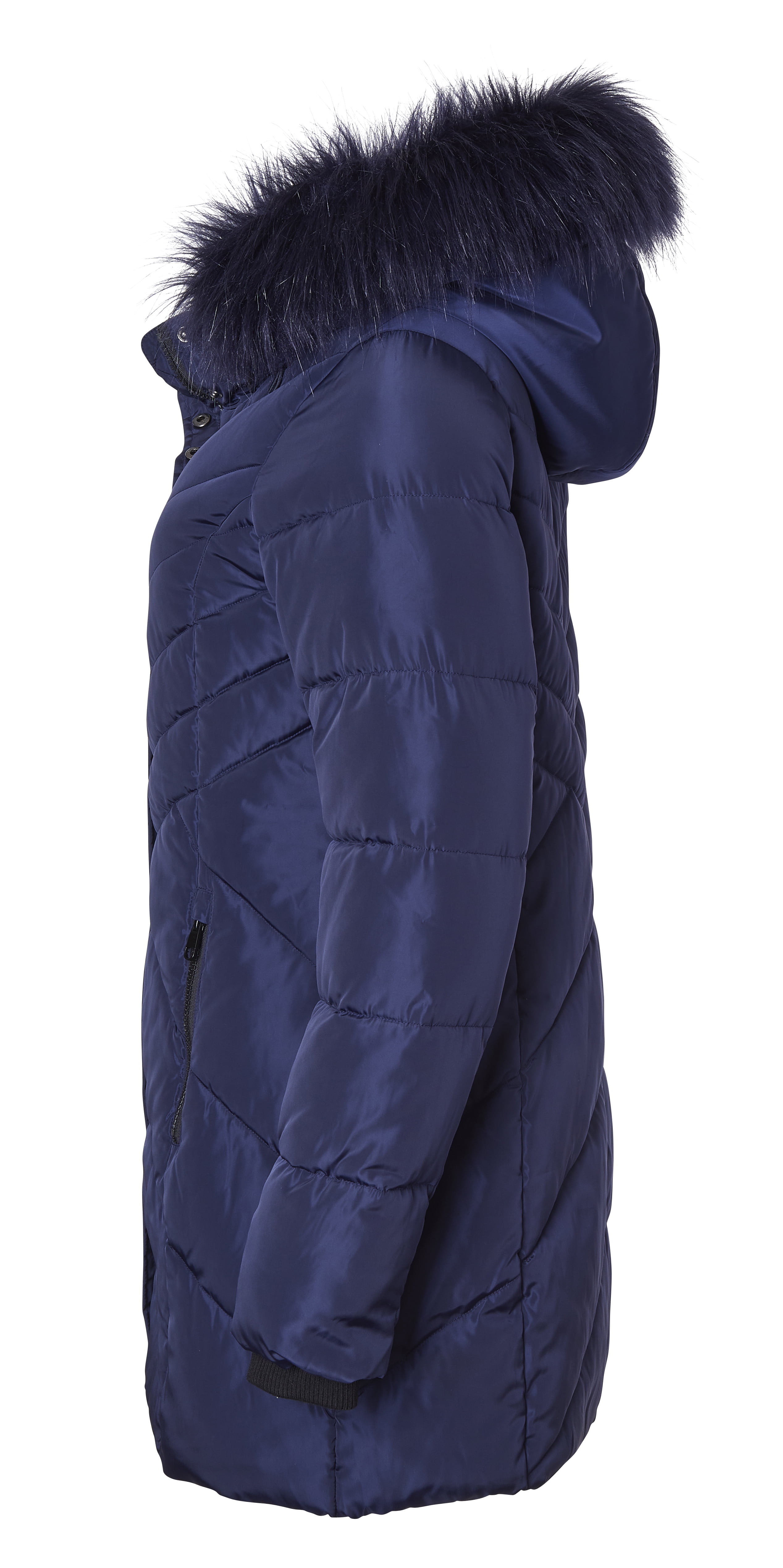 Women Long Quilted Plush Lined 