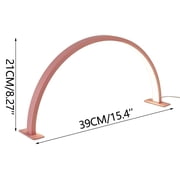 Nail Light for Desk,half Moon Light | Half Moon Light for Nail Desk | Foldable Nails Table Lamp | Multiple Color Modes and Brightness for Beauty Eyelash Makeup Tattoo Crafts Reading Spa