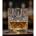 thumbnail image 4 of Premium Crystal Cut Old Fashioned Whiskey Glasses Set of 4, 10oz Lead-Free Rocks Glasses with Elegant Diamond Pattern, Heavy Base Tumblers for Bourbon, Scotch, Cocktails, 4 of 5
