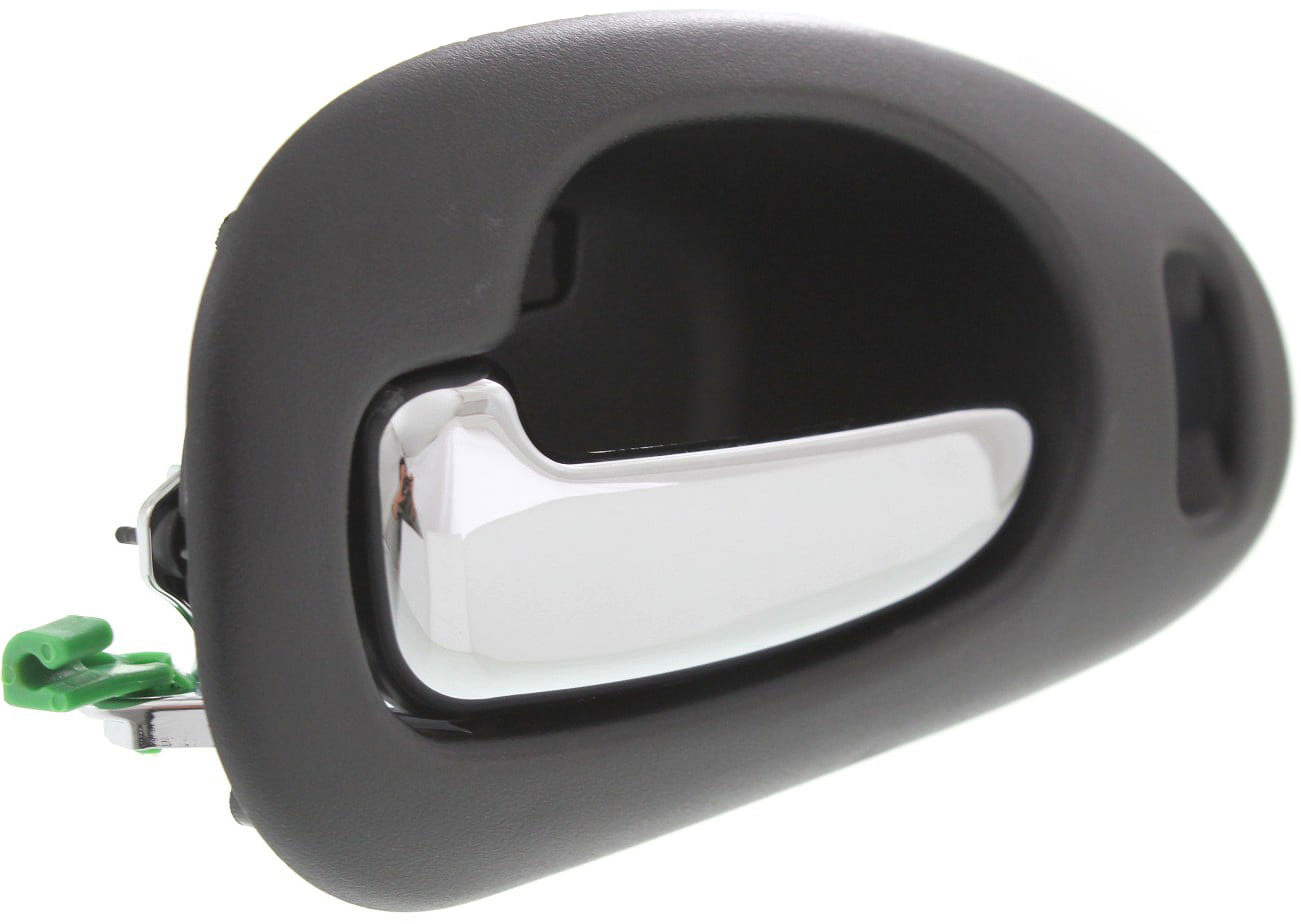 Interior Door Handle Compatible with 1998-2004 Chrysler Concorde 1999-2004 300M Front, Left Driver Black bezel with chrome lever