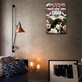 thumbnail image 2 of Placa Metal Vintage Banda Pintura Hierro Rectangular Del Pared 20x30cm, 2 of 9