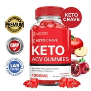 Keto Crave ACV Gummies 1000MG Dietary Supplement 60 Gummys