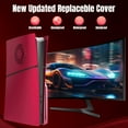 thumbnail image 5 of Slim Disc Edition Cover Plates with Cooling Vents for New PS5 Slim Console, Shell Panels for PlayStation 5 Slim Accessories Protective Replacement Faceplate (Volcanic Red), 5 of 5