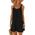 thumbnail image 3 of Vestido túnica suelto Nikou sin mangas de verano para mujer tallas grandes, 3 of 7