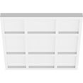 thumbnail image 2 of 12"OD x 4"C x 1"P Rubik Architectural Grade PVC Contemporary Ceiling Medallion, 2 of 11