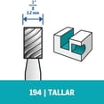 thumbnail image 4 of Escariador 194 Alta Velocidad Paralelo 1/8 In 2 uni 26150194AC Dremel Dremel 26150194AC, 4 of 5
