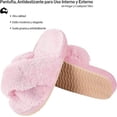 thumbnail image 2 of Pantuflas Bluelander, Unisex, Talla 24.5, Antideslizantes para Uso Interno y Externo, Rosa, 2 of 5