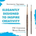 thumbnail image 4 of Princeton Brush Neptune Synthetic Squirrel Watercolor Brush, Round, 16, 4 of 7