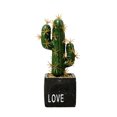 thumbnail image 2 of Gwong Decoración hogareña Cactus artificial Suculento Planta Cemento Pot Bonsai Inicio Balcón Decoración de escritorio Gwong 21038106, 2 of 7