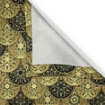 thumbnail image 5 of Ambesonne Mandala Grommet Curtain, Scale Style Circles, 50" x 72", Yellow and Black, 5 of 6