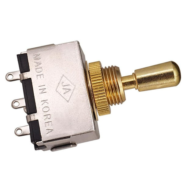 Interruptor selector de pastilla de guitarra eléctrica 3 Ways Yuyangstore Oro 50 x 35 mm