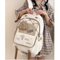 thumbnail image 2 of LHSHID Kawaii Backpack for Girls Teen Middle School College Daypack for Travel Casual Bookbag with Cute Pendant (Yellow), 2 of 6