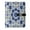 Blue and White Batik Pattern, variant on Leather Notebook with Pen Holder Writing Notepad Includes 100 Pages Lined Journal Red Fiery Awesome Patterns