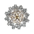 thumbnail image 3 of ADD-308-CH-SM Crystorama Lighting Addis - 9 Light Chandelier-14.25 Inches Tall and 22 Inches Wide-Polished Chrome Finish-Smoke Glass Color, 3 of 10