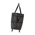 thumbnail image 4 of Bolsa de compras con ruedas Strade Fareast Limited bolsa de mano plegable tela Oxford negro, 4 of 8