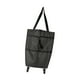 thumbnail image 4 of Bolsa de compras con ruedas, bolsa de mano plegable, bolsa de viaje de tela Oxford con ruedas, carrito de hombro para viajes, cocina, hogar, picnic Negro, 4 of 9