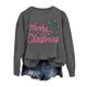 thumbnail image 1 of WILLBEST Sudaderas para Mujer Sudadera Navideña para Mujer: Camiseta con Estampado de Muñeco de Nieve Sudadera Sin Capucha con Estampado Navideño Top Navideño X-Grande, 1 of 4