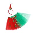 thumbnail image 2 of KAKOWELY 1 juego de diadema y falda tutú para disfraz de Navidad, decoración para fiestas infantiles (colores surtidos), 2 of 4
