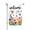 Color 9, variant on Jbralid Black Cat In Colorful Flower Garden Linen Garden Flag For Spring Summer Home Outdoor Garden Yard Door Decor 12x18 inch