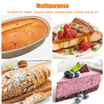 thumbnail image 5 of ENTASSER Ellipse Cheese Cake Pan, Oval Cake Bread and Meat Bakeware for Oven and Instant Pot Bakingblack, 5 of 5