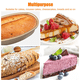 thumbnail image 5 of Molde para pastel de queso Ellipse, utensilios para hornear ovalados para pan y carne para horno y horneado instantáneo, 5 of 5