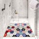 thumbnail image 1 of Alfombras de baño para ducha antideslizantes de secado rápido, diseño de Praga, alfombrillas de baño de lufa de PVC sin ventosas, 24 x 36 pulgadas, 1 of 5