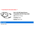 thumbnail image 2 of Rear Left ABS Speed Sensor - Compatible with 2013 Ram 2500, 2 of 2