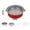 Red, variant on Inerposs Portable Round Charcoal Grill, Outdoor Barbecue Cooker, Easy Clean Iron Grill, Ideal for Camping and Backyard Parties, Suitable for Small Gatherings