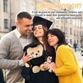 thumbnail image 4 of JM Oso de graduación de peluche de 25 cm con sombrero Felicitaciones Regalo de graduación para ella Muñeco de peluche Muñeco de peluche Juguete suave Regalo para niña y niño Regalo para la escuela secundaria y la universidad JM JM, 4 of 5