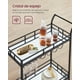 thumbnail image 3 of VASAGLE Carrito De Servicio Organizador para Bar 2 Estantes Espejados con Ruedas, 3 of 5