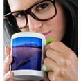 thumbnail image 2 of 3drose, Mojave Desert Moonrise, 11oz Two-tone Green Mug, 2 of 6