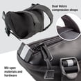 thumbnail image 3 of Zigzag Handlebar Bag, 1.5 Liter Black Windshield Pouch, Fits Any Motorbike, Dirt Bike & Snow Bike, 3 of 5