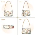thumbnail image 2 of Ryvnso Hand Drawn Seashells Beach Stars Womens Chain Shoulder Bag Tote Handbags Clutch Hobo Purse with Zipper for Travel, 2 of 7