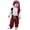 10y-pr0914 Red, variant on 4 PCS Pirate Costume Kids Coat Pants Hat with Accessories Deluxe Set for Party Cosplay dress up clothes
