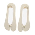 thumbnail image 1 of Dos calcetines de los pies, calcetines de punta de tobillo delgados antideslizantes para niñas deportivas informales al aire libre, verde, 1 of 8