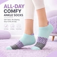 thumbnail image 4 of COOPLUS 10 Pairs Ankle Socks for Women Low Cut Lightweight Breathable Athletic Running Socks for Women, 4 of 8