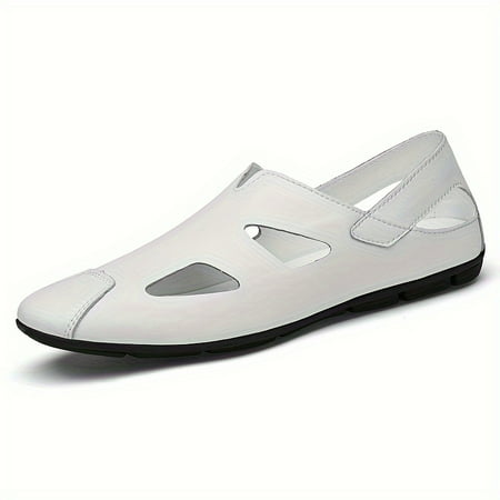 

Men s Solid Colour Breathable Sandals Men s Outdoor Activities Comfy Non Slip Durable Rubber Sole Beach Water Shoes