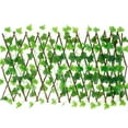 thumbnail image 3 of Garden Screening Expanding Trellis Privacy Screen Hedge Artificial Faux Ivy Leaves Wooden Fence, 3 of 8